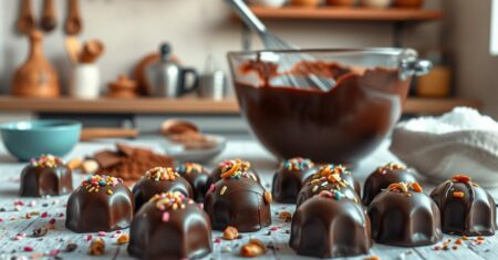 Como Fazer Balas de chocolate caseiras Deliciosas