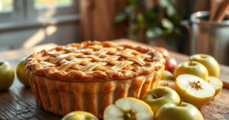 Aprenda a fazer Torta de maçã da Quaresma com maçãs caramelizadas