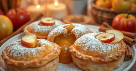 Receita de Tortas de maçã fofinhas com recheio suculento para Você