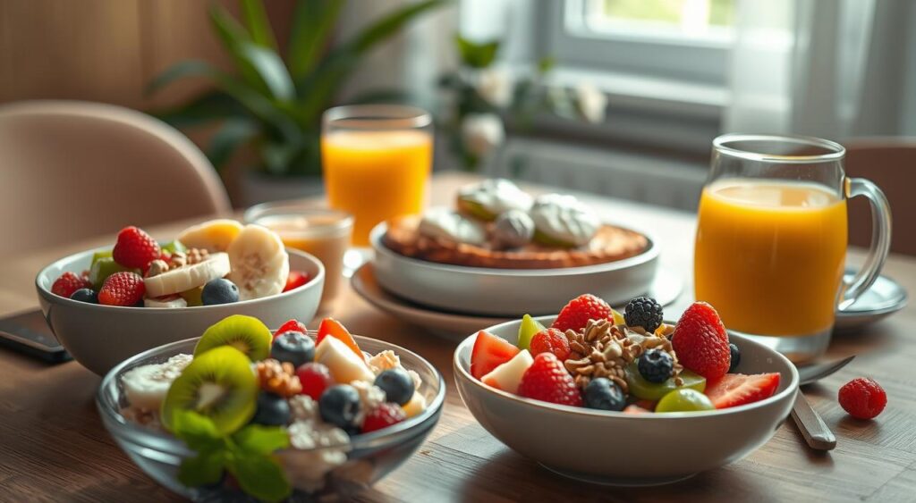 alimentos nutritivos café manhã